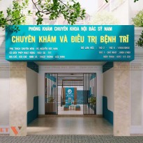 Thiết Kế Phòng Khám Nội Bác Sĩ Nam Hiện Đại